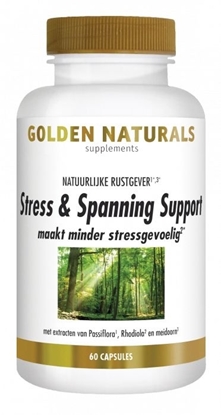GOLDEN NATURALS STRESS  SPANNING SUPPORT 60 VEGA CAPS